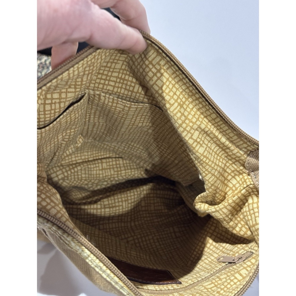 Fossil pocketbook,‎ brown, denim material - Picture 11 of 16